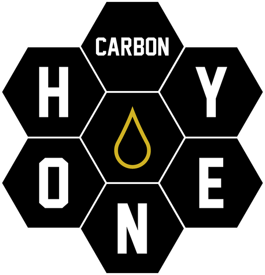 Carbon Honey Sticker Oil Lube Lubricant
